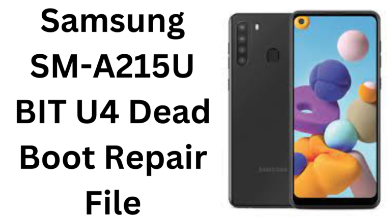 Samsung SM-A215U BIT U4 Dead Boot Repair